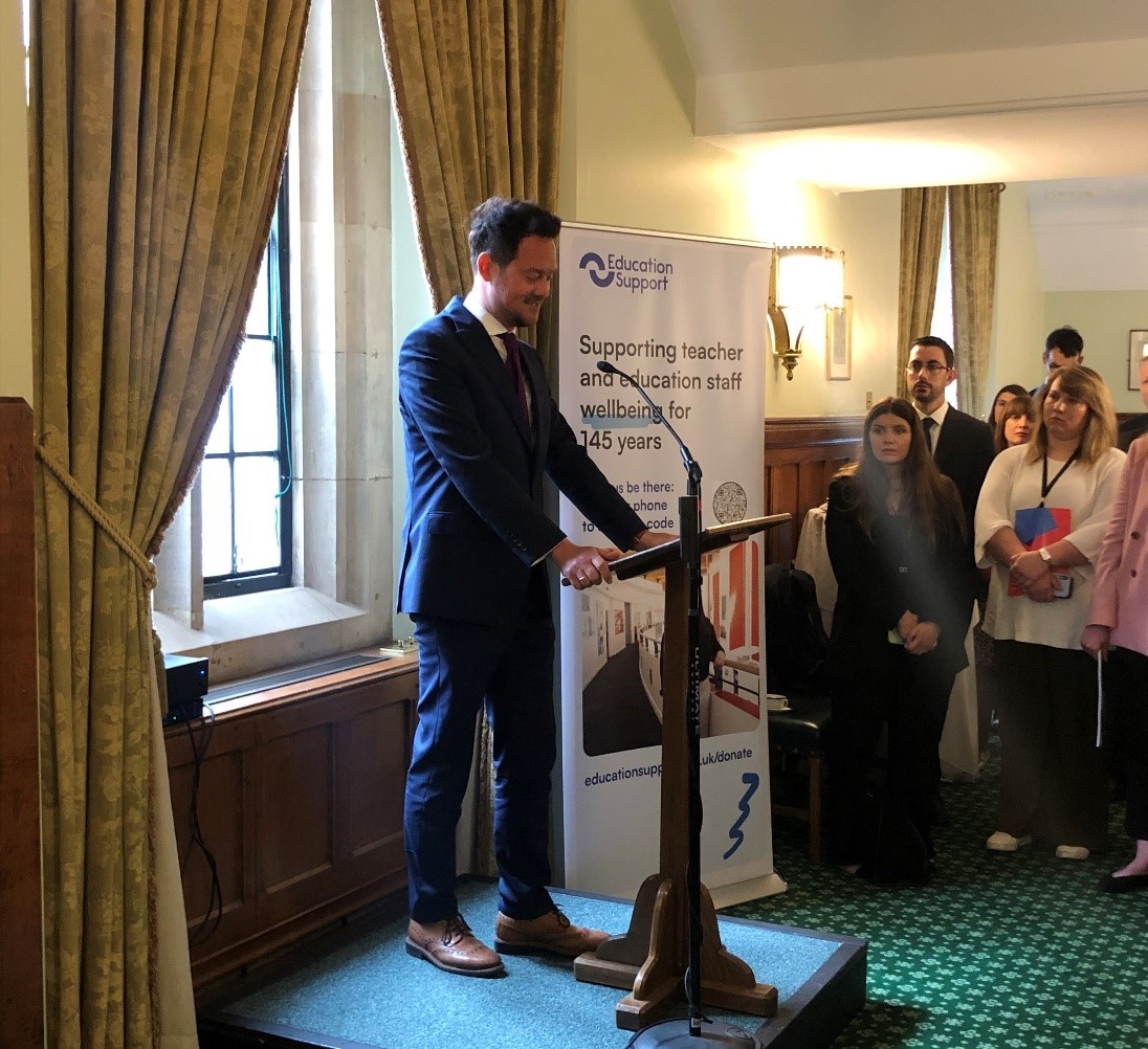 Stephen Morgan MP at our parliamentary event 
