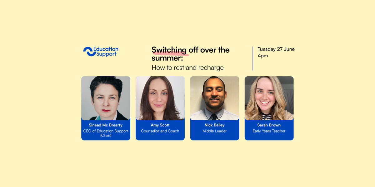 Switch off over the summer webinar