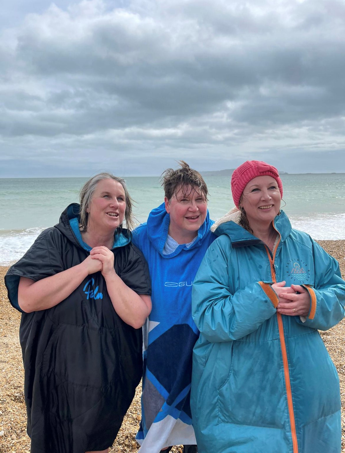 Jules Daulby and colleagues cold water swimming 