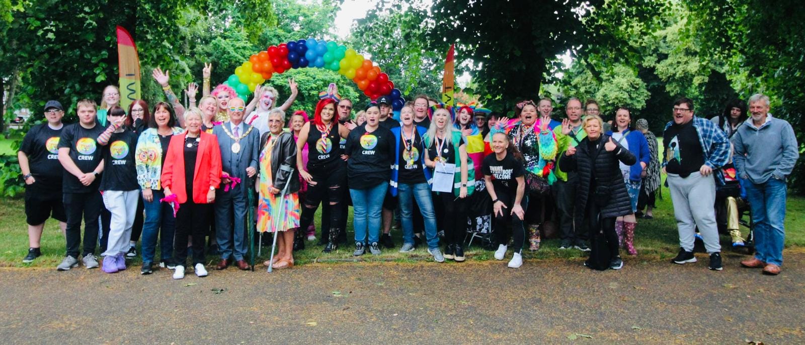 Teacher Becks at Nuneaton Pride