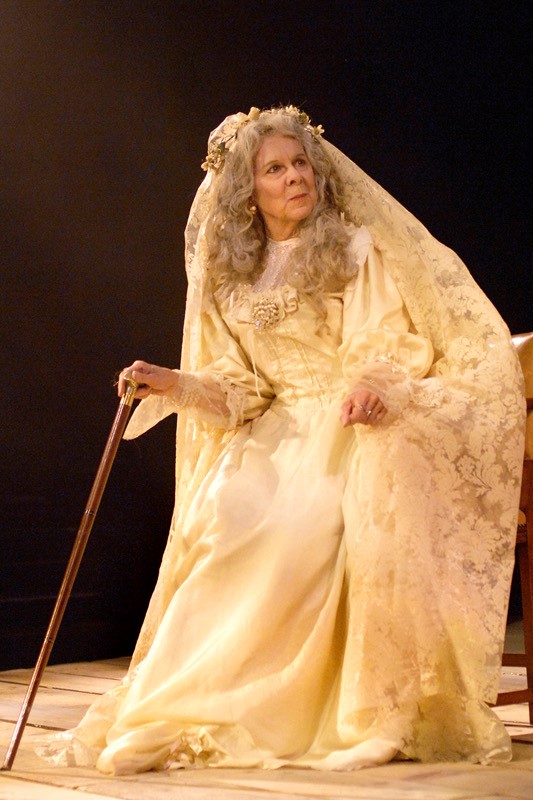 Anne Neville retired teacher on stage 