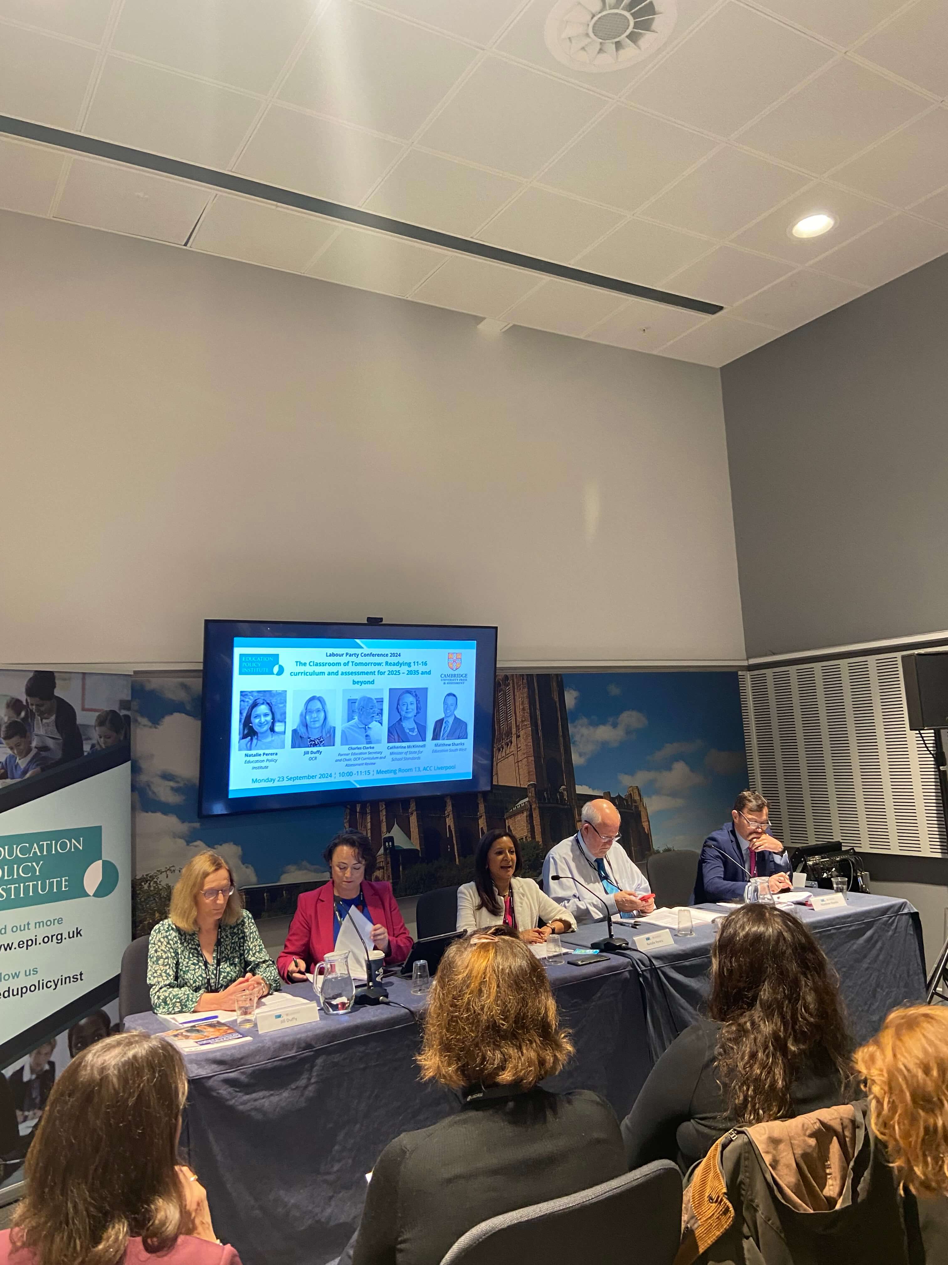 The Minister for School Standards, Catherine McKinnell MP, appearing on a panel with key education stakeholders to discuss the Government's upcoming Curriculum and Assessment Review.