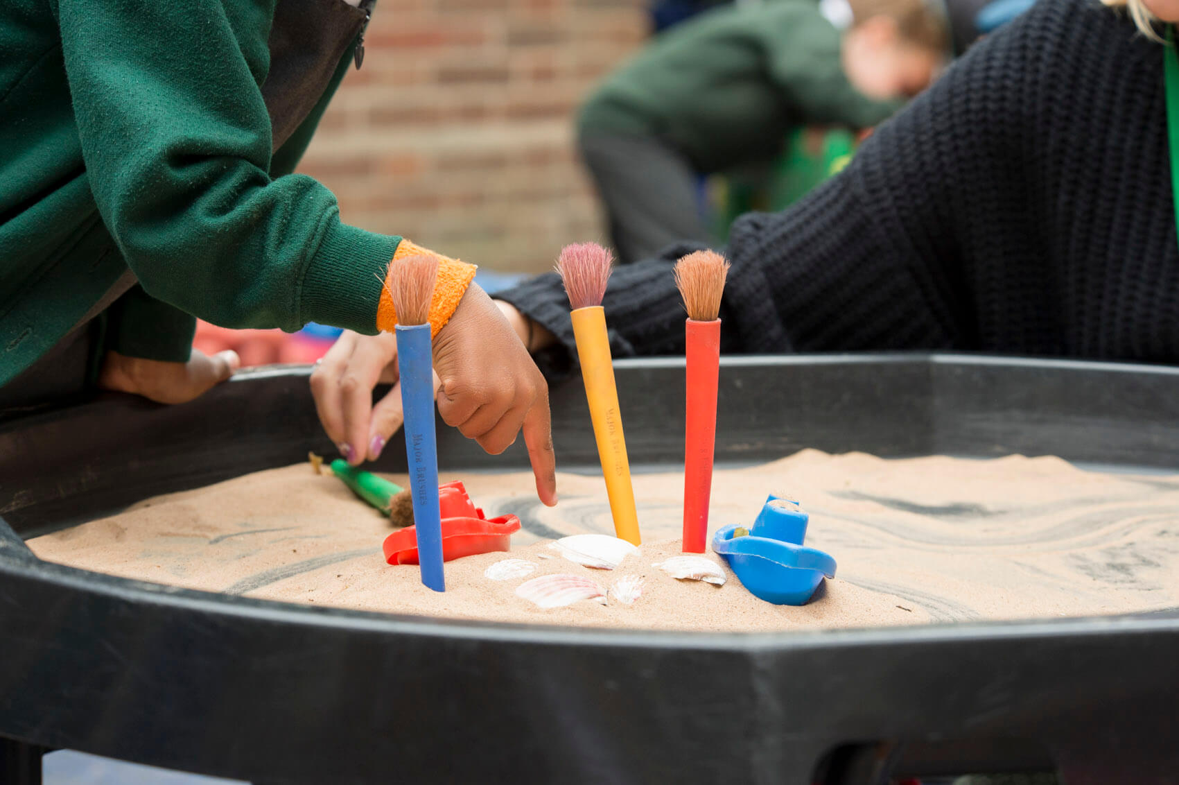 A sandpit 